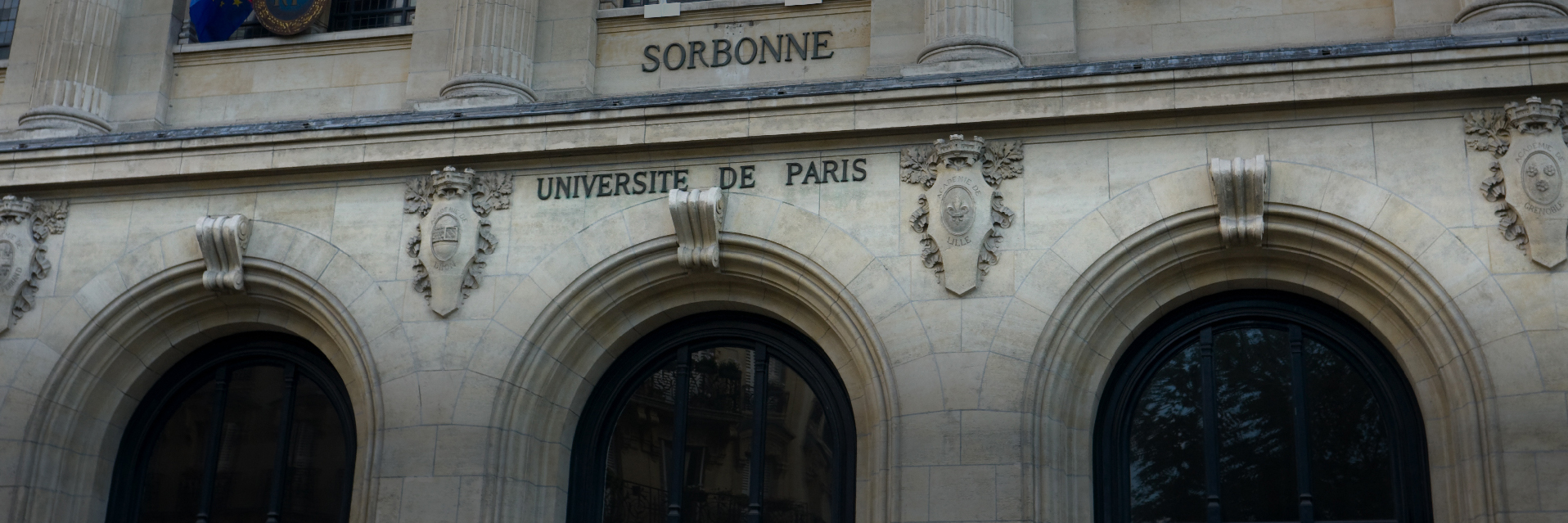 Front facade of the University of Paris